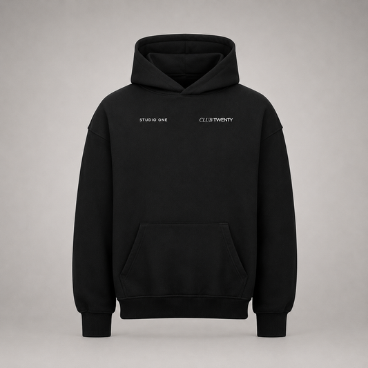 Oversized Hoodie - Original - Schwarz